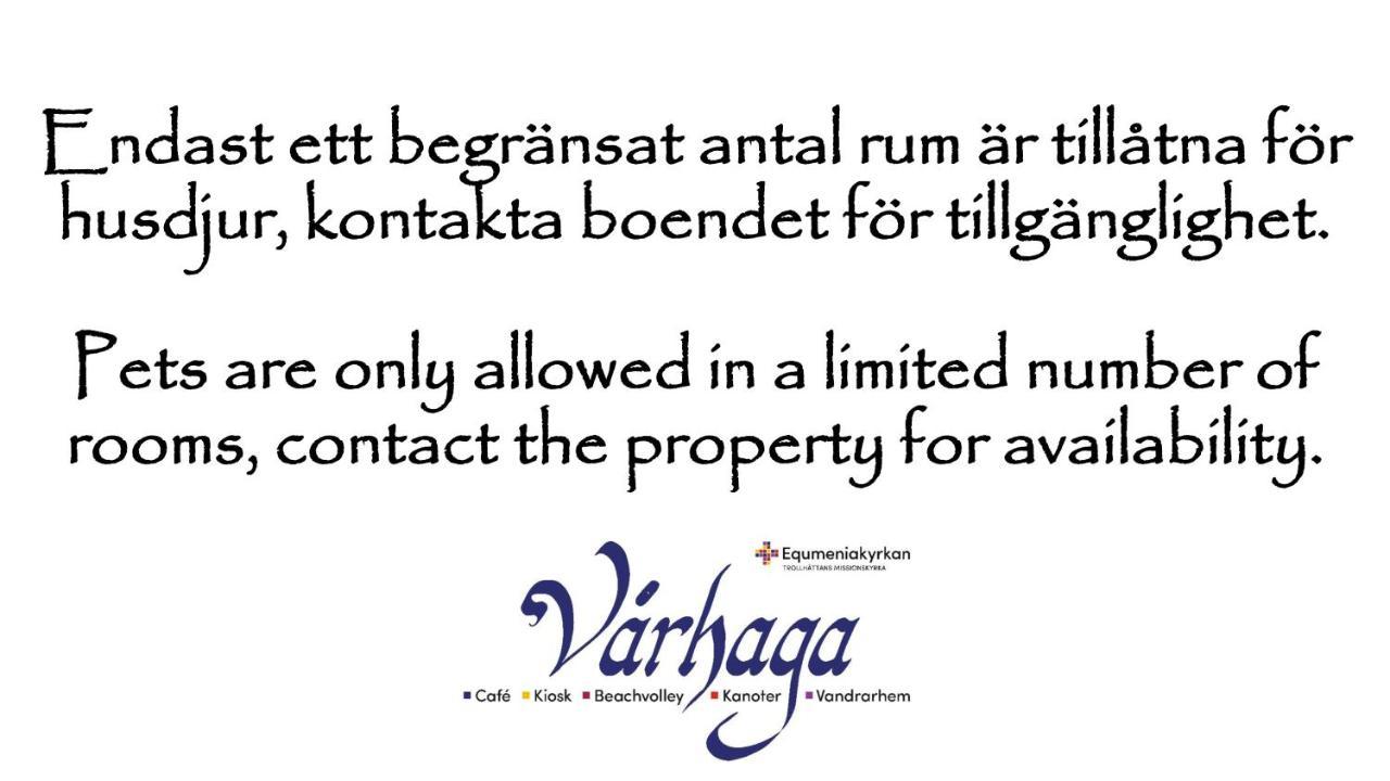 Varhaga Vandrarhem Sjuntorp Exterior foto